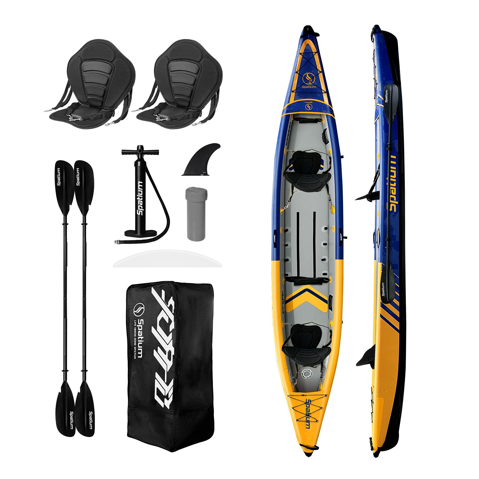 inflatable pedal kayak Spatium Inflatable Kayak
