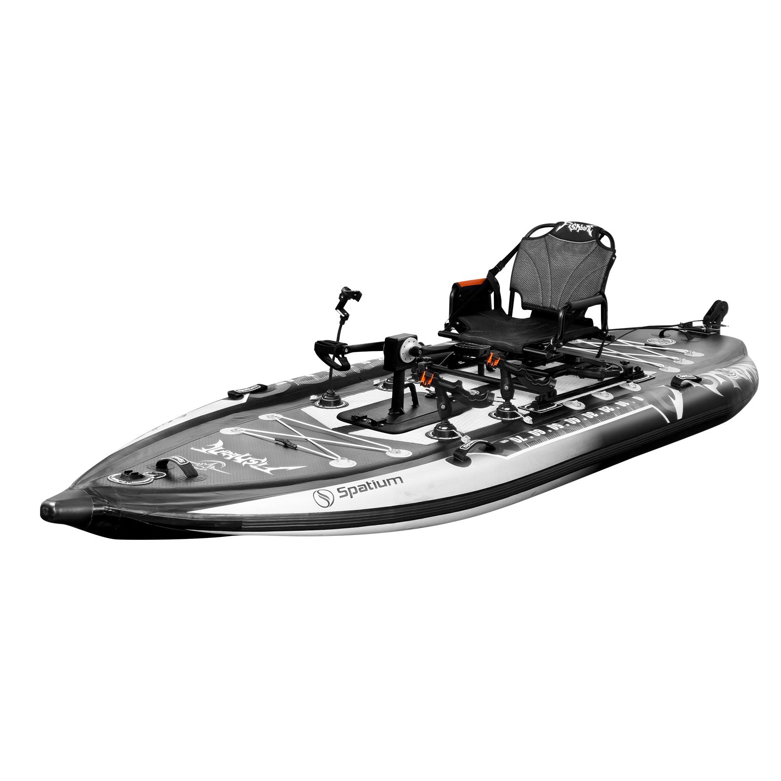 Inflatable Pedal Fishing Board – 3-in-1 Design for Fishing Adventures – Spatium
