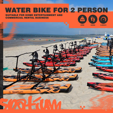 Spatium Water Bike for 2 Person  - Orange+