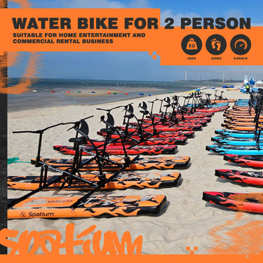 Spatium Water Bike for 2 Person  - Orange