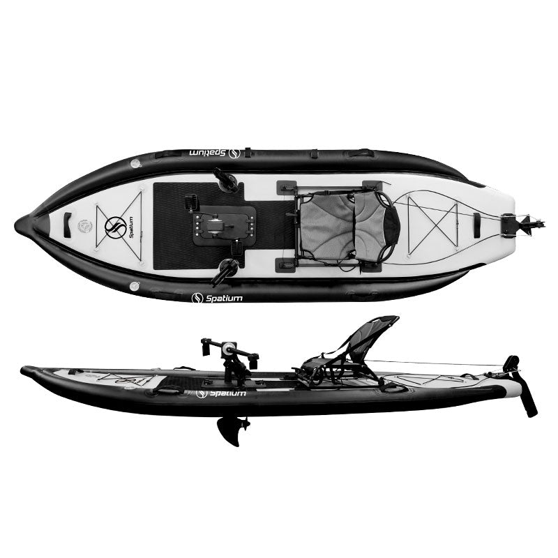 inflatable kayak with pedal drive INFLATABLE PEDAL DRIVE FISHING BOARD – Spatium